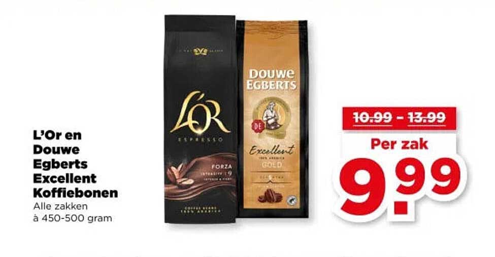 L'Or en Douwe Egberts Excellent Koffiebonen
