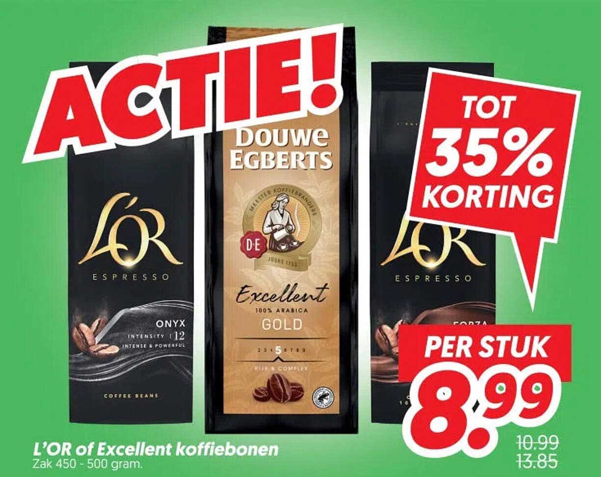 L’OR of Excellent koffiebonen