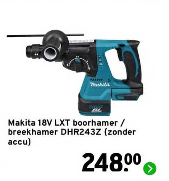 Makita 18V LXT boorhamer / breekhamer DHR243Z (zonder accu)