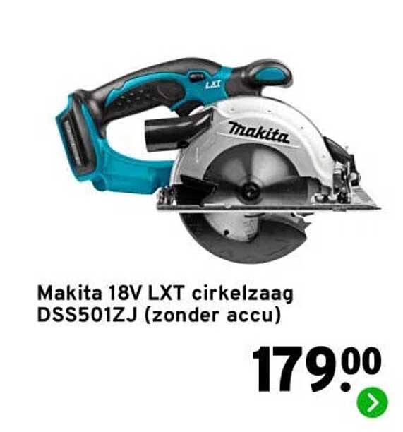 Makita 18V LXT cirkelzaag DSS501ZJ (zonder accu)