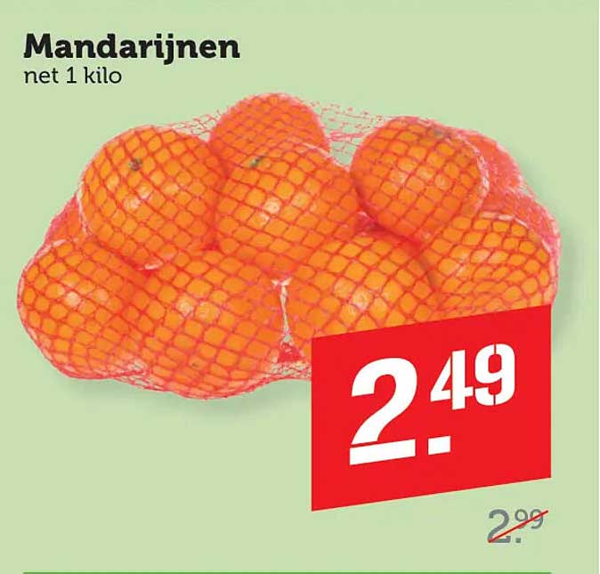 Mandarijnen net 1 kilo