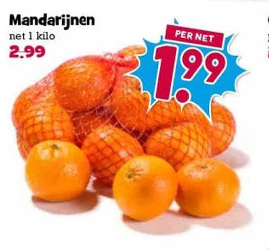Mandarijnen net 1 kilo