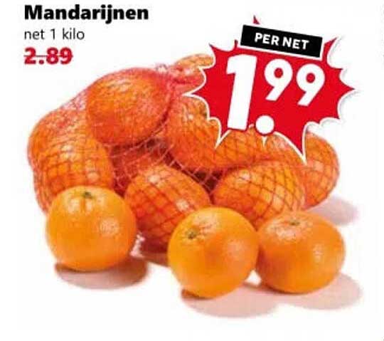 Mandarijnen net 1 kilo