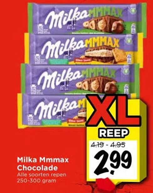 Milka Mmmax Chocolade XL REEP