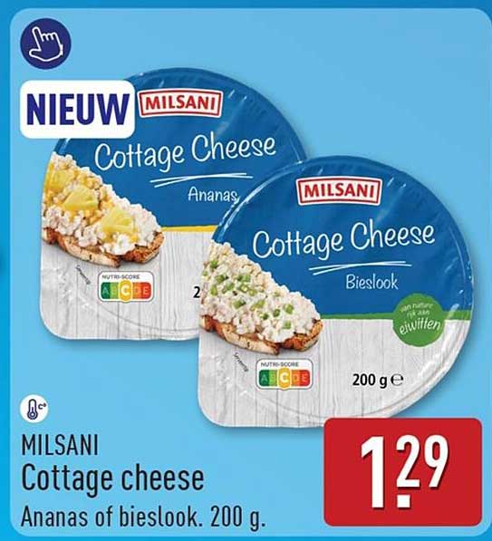 MILSANI Cottage cheese Ananas of bieslook. 200 g.