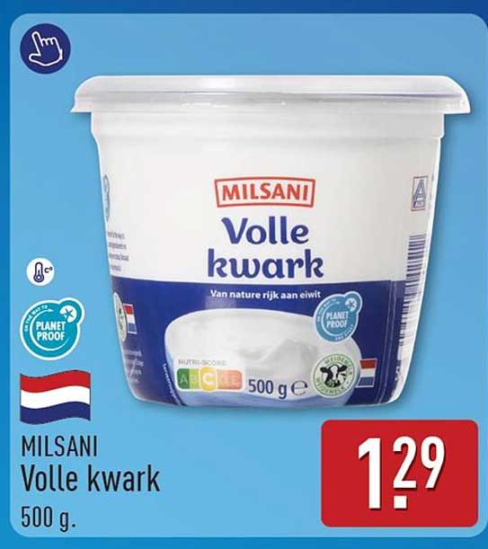 MILSANI Volle kwark 500 g.
