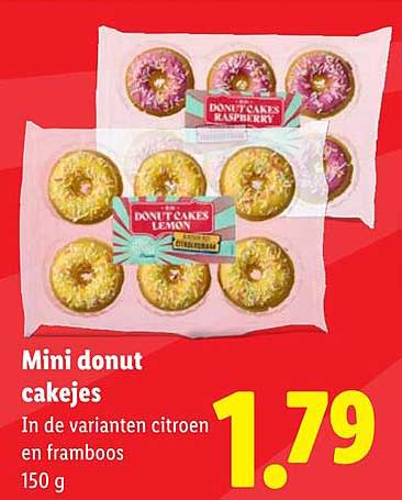 Mini donut cakejes