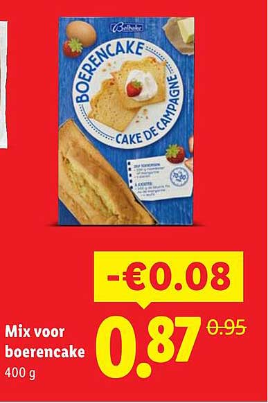 Mix voor boerencake 400 g