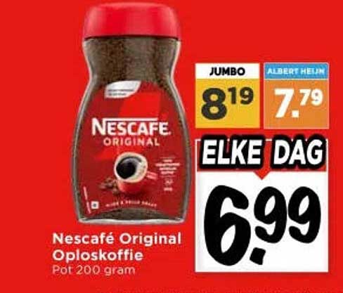 Nescafé Original Oploskoffie Pot 200 gram