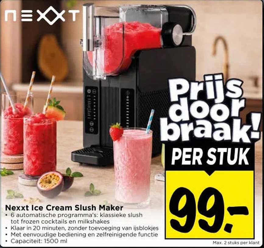 Nexxt Ice Cream Slush Maker