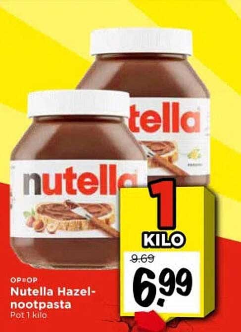 Nutella Hazel-nootpasta Pot 1 kilo