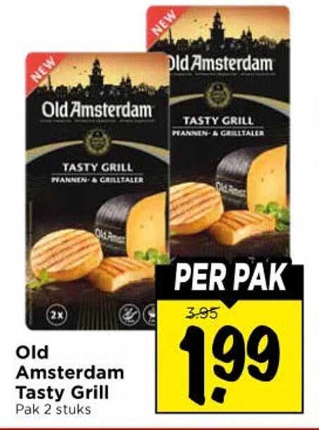 Old Amsterdam Tasty Grill Pak 2 stuks