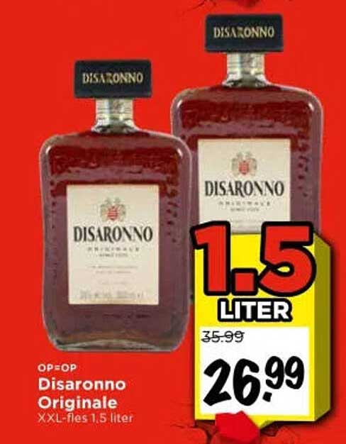 Op=Op Disaronno Originale XXL-fles 1.5 liter