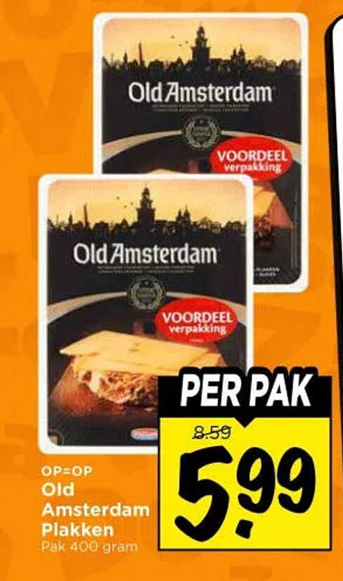 OP=OP Old Amsterdam Plakken Pak 400 gram