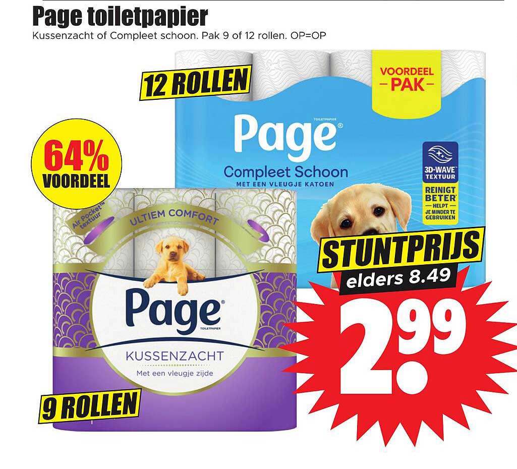 Page toiletpapier