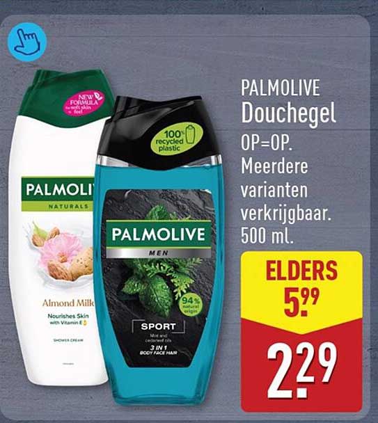 PALMOLIVE Douchegel OP=OP. Meerdere varianten verkrijgbaar. 500 ml.