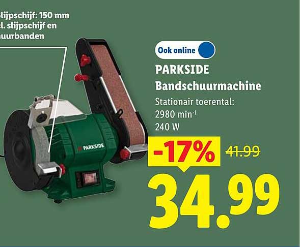 PARKSIDE Bandschuurmachine -17%