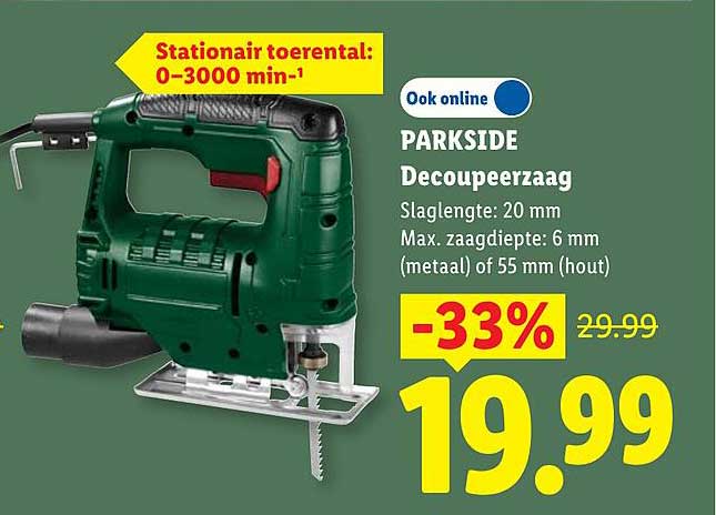 PARKSIDE Decoupeerzaag -33%