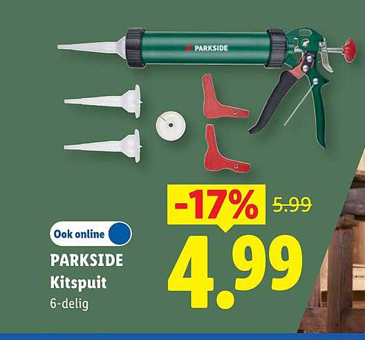PARKSIDE Kitspuit 6-delig