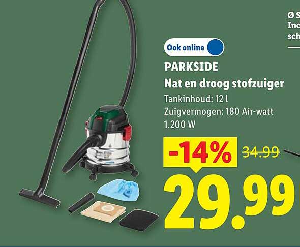 PARKSIDE Nat en droog stofzuiger
