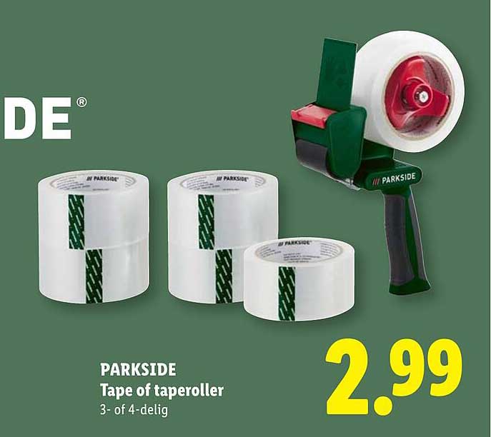 PARKSIDE Tape of taperoller 3- of 4-delig