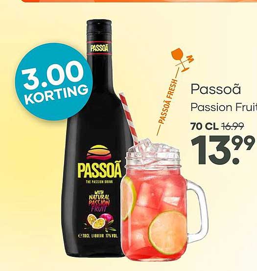 Passoã Passion Fruit 70 CL