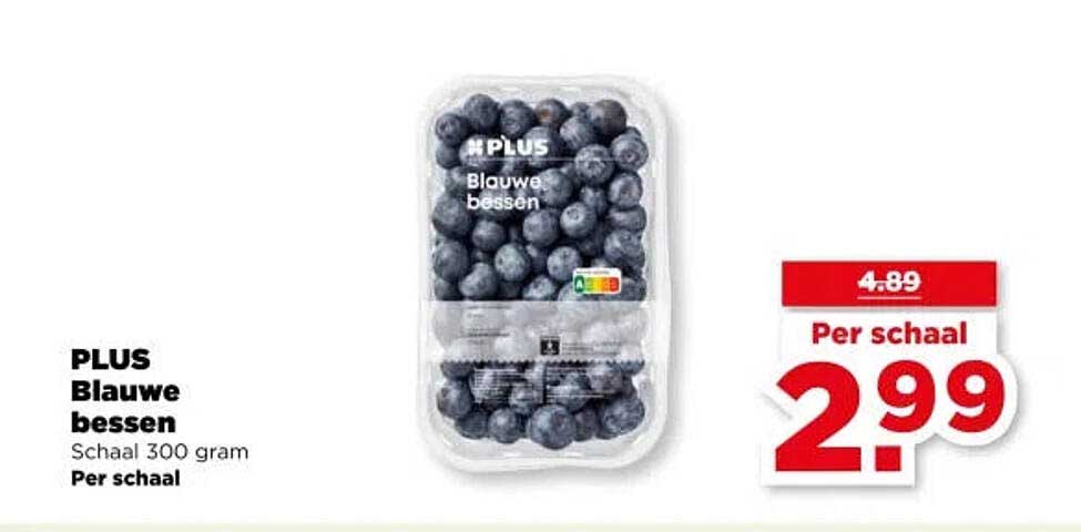 PLUS Blauwe bessen Per schaal