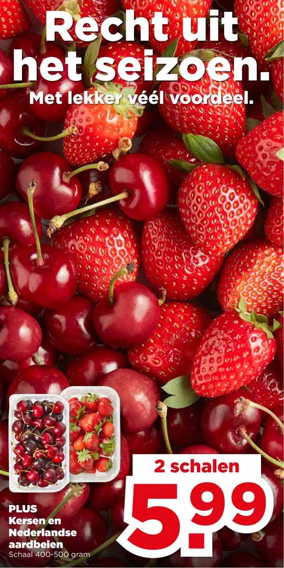 PLUS Kersen en Nederlandse aardbeien