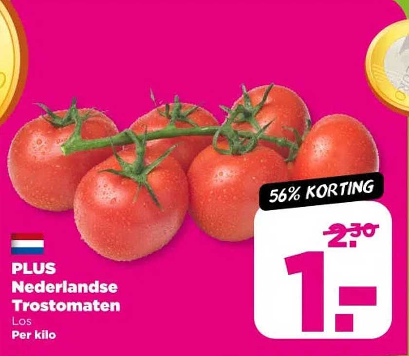 PLUS Nederlandse Trostomaten Los Per kilo