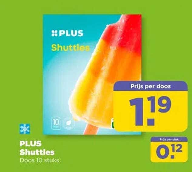 PLUS Shuttles Doos 10 stuks
