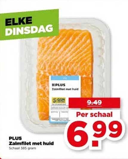 PLUS Zalmfilet met huid