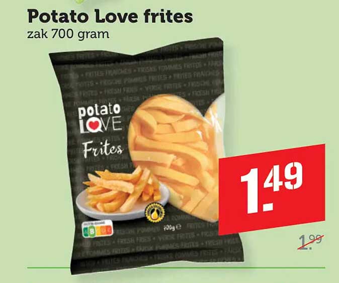 Potato Love frites zak 700 gram