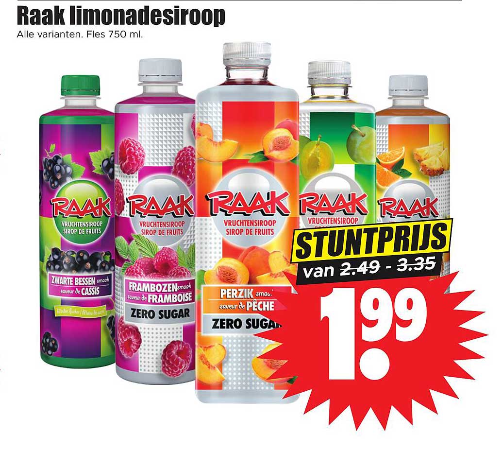 Raak limonadesiroop