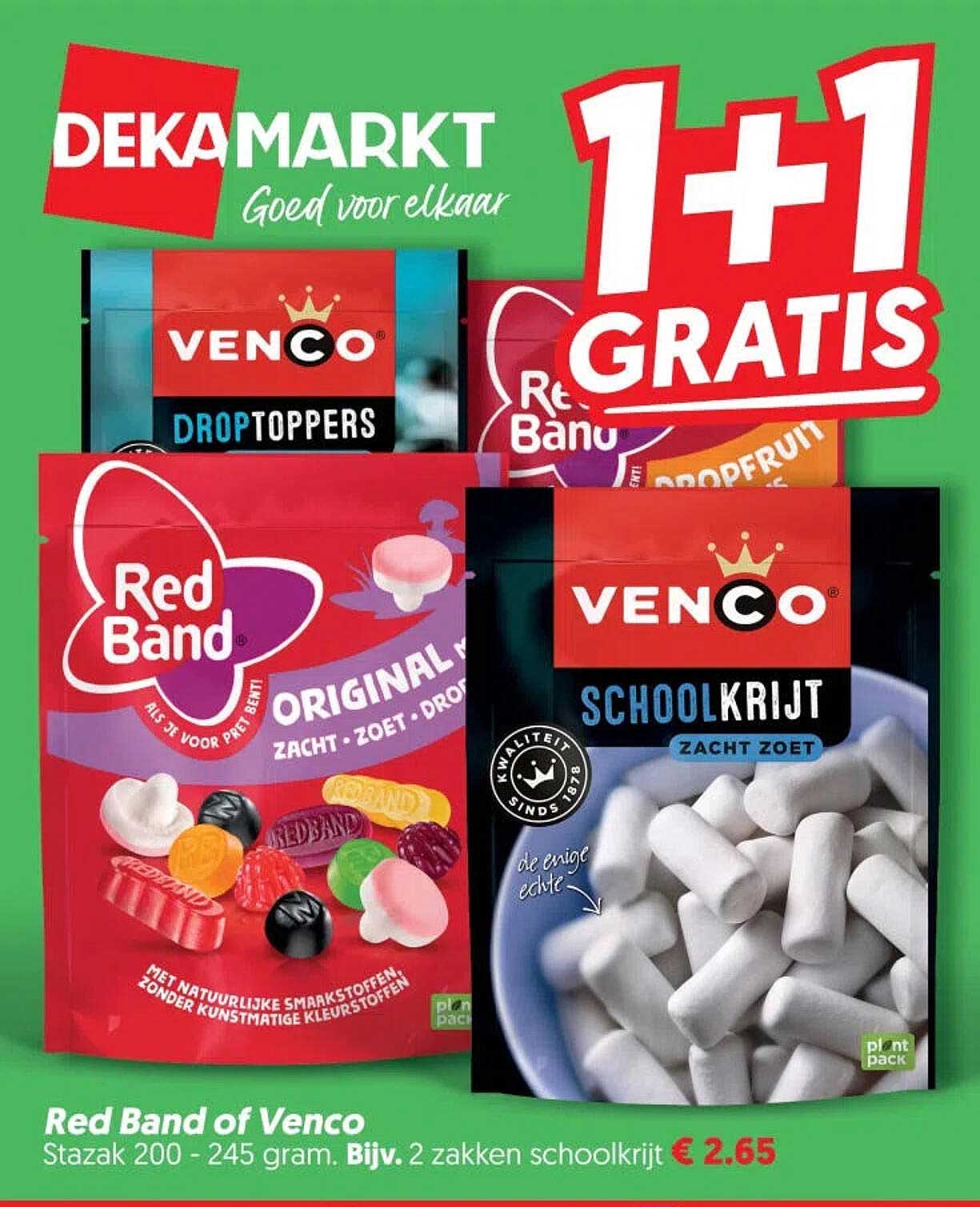 Red Band of Venco 1+1 GRATIS