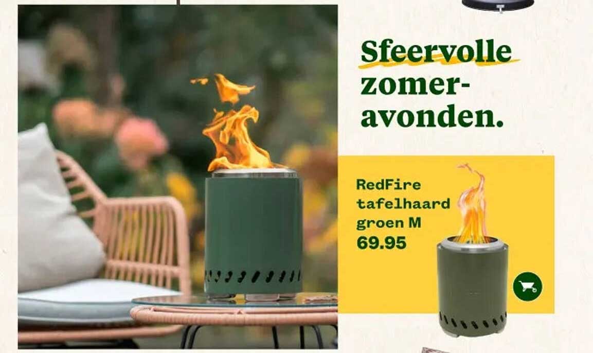 RedFire tafelhaard groen M