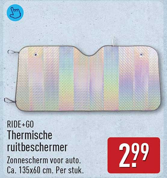 RIDE+GO Thermische ruitbeschermer