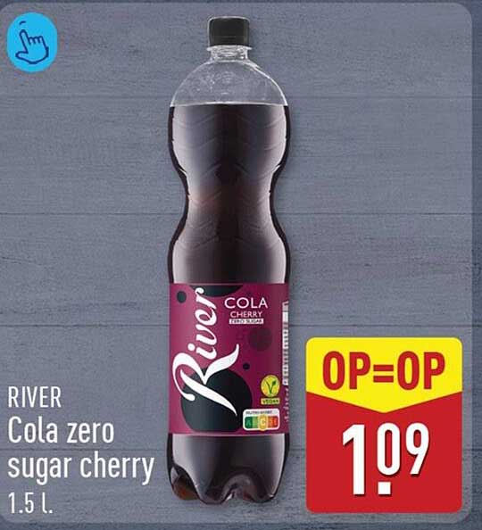 RIVER Cola zero sugar cherry 1.5 l.