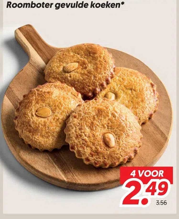 Roomboter gevulde koeken*