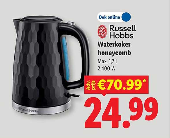 Russell Hobbs Waterkoker honeycomb