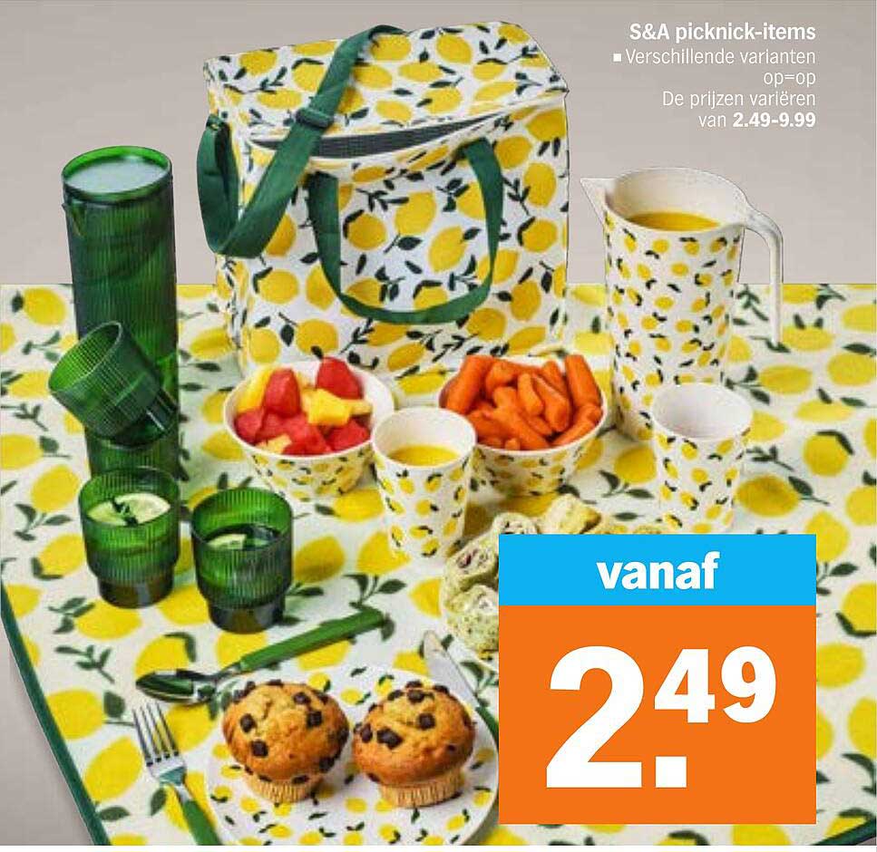 S&A picknick-items