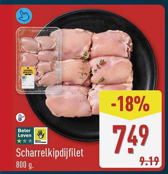 Scharrelkipdijfilet 800 g