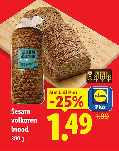 Sesam volkoren brood