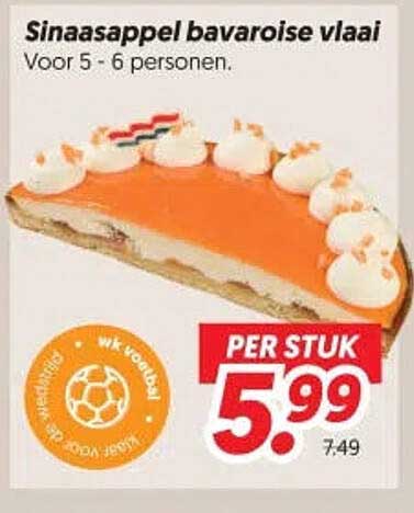 Sinaasappel bavaroise vlaai