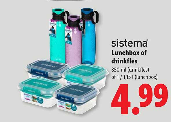 sistema Lunchbox of drinkfles
