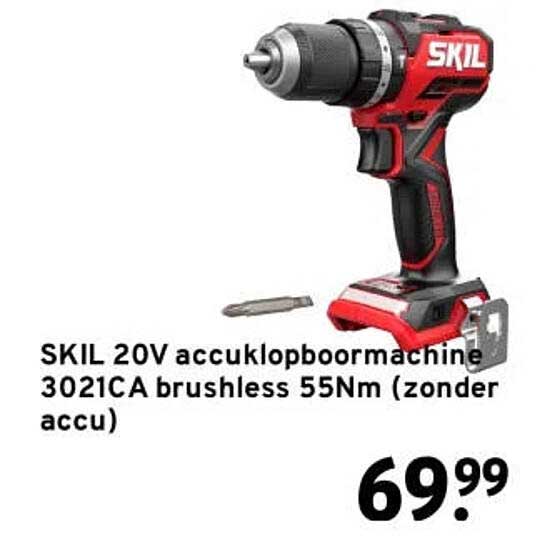 SKIL 20V accuklopboormachine 3021CA brushless 55Nm (zonder accu)