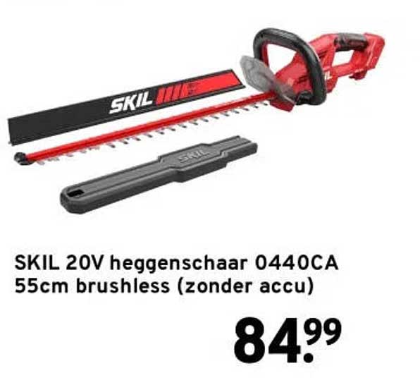 SKIL 20V heggenschaar 0440CA 55cm brushless (zonder accu)