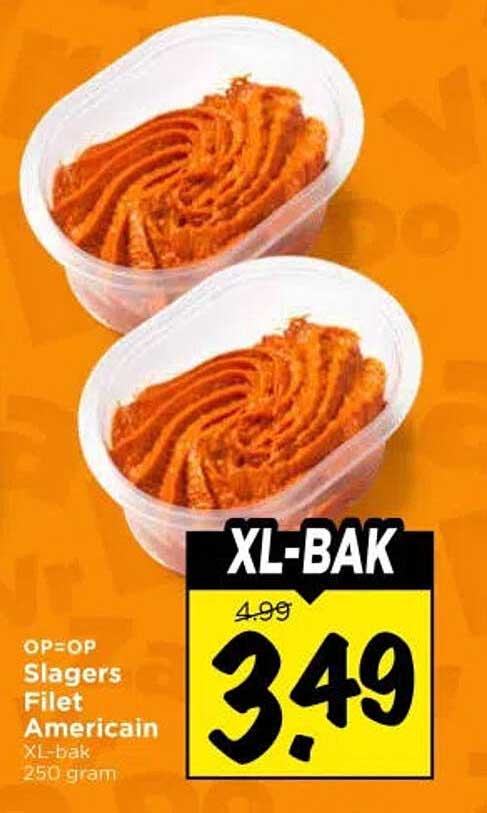 Slagers Filet Americain XL-bak 250 gram