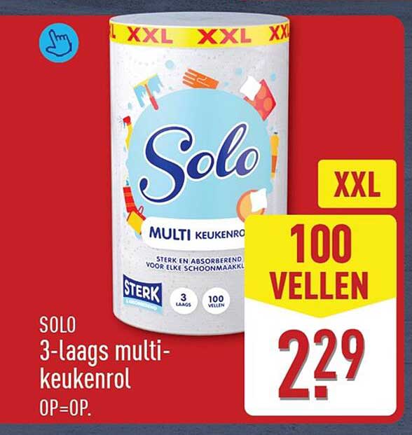 SOLO 3-laags multi-keukenrol