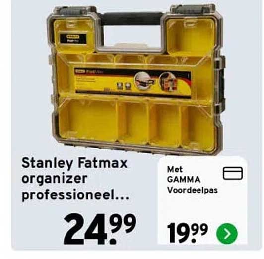 Stanley Fatmax organizer professioneel...