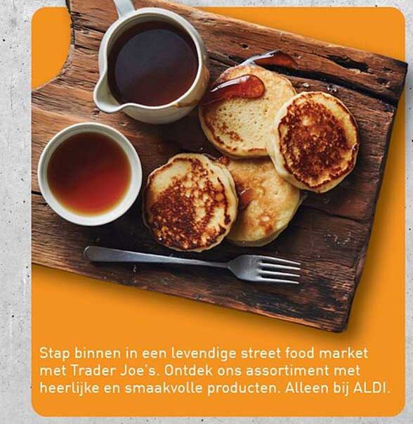 Stap binnen in een levendige street food market met Trader Joe's. Ontdek ons assortiment met heerlijke en smaakvolle producten. Alleen bij ALDI.